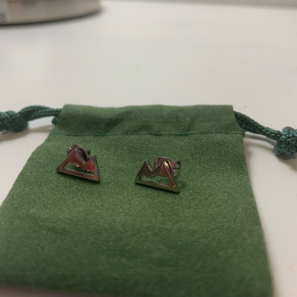 Mountain Stud Earrings